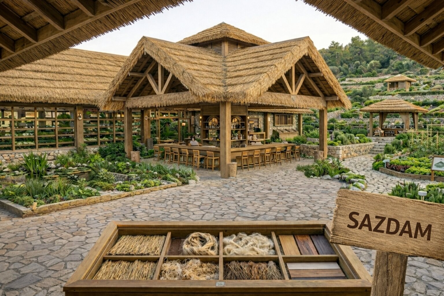 Pergola, Kameriye ve Çardak